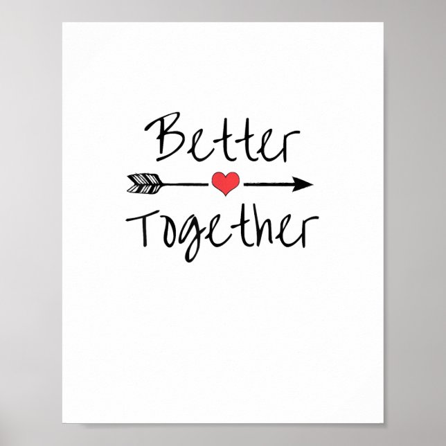 Better Together Modern Aesthetic  Poster (Framsidan)