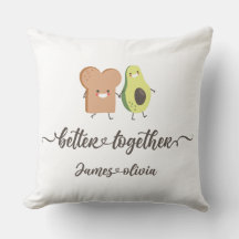 BetterTogether Avocado & Toast Personlig kudde