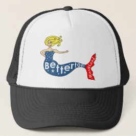 Betterton Maryland sjöjungfru Truckerkeps