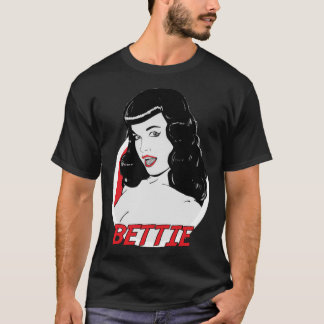 Bettie Page! Klassisk T-Shirt