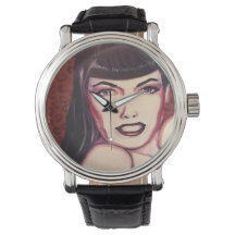 Bettie Page Vintage Stil Watch