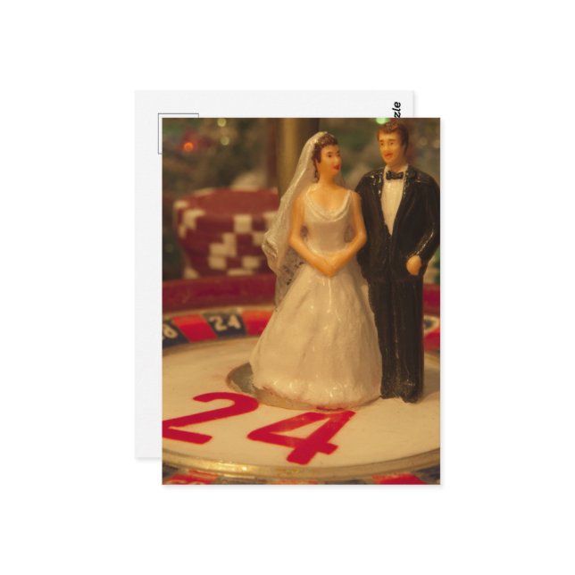 Betting på Giftermål Vykort (Fram/Back In Situ)