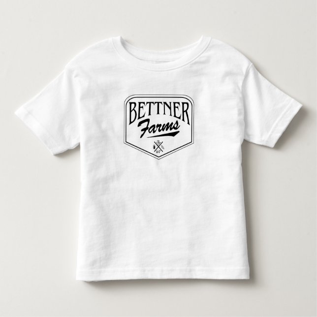 Bettner Farms Badge Design Småbarn Tshirt T Shirt (Framsida)