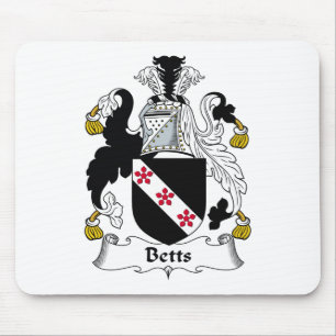 Betts familjvapensköld musmatta