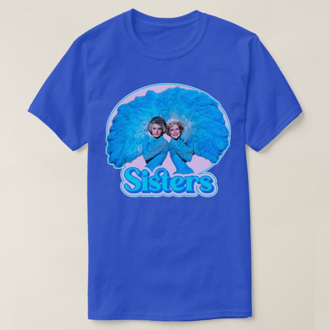 Betty and Bea White jul Sisters T Shirt (Design framsida)