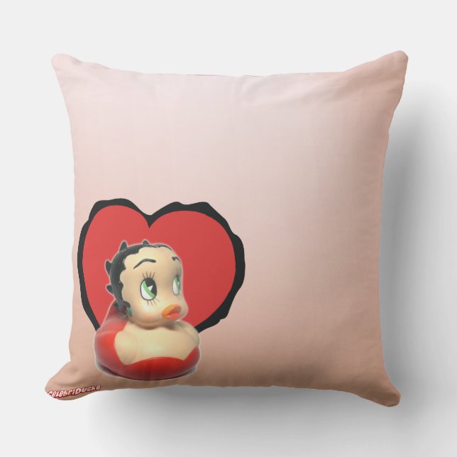 Betty Boop kudder den Rubber ankan CelebriDuck Kudde (Framsida)