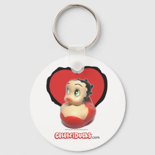 Betty Boop Rubber ankanyckelring Nyckelring