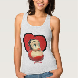 Betty Boop-Tecknad Tshirt CelebriDucks-tecken Linne Med Racerback