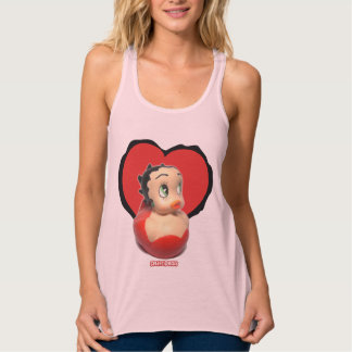 Betty Boop-Tecknad Tshirt CelebriDucks-tecken Linne Med Racerback