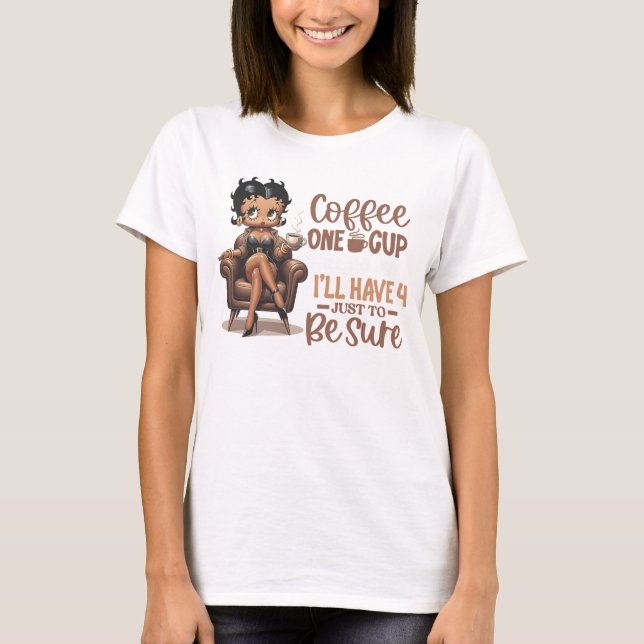 Betty Boopp Mysigt Shirt Betty Boopp T Shirt (Framsida)