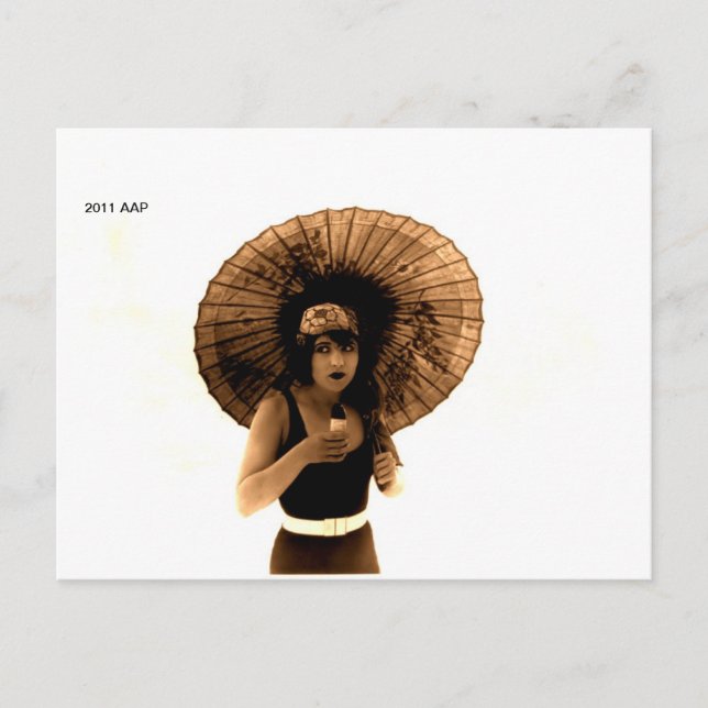 Betty Compson-skönhet i badande kostym Vykort (Framsida)