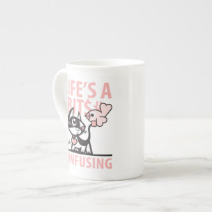 BETTY DÅLIGA KATTEN BENPORSLIN MUGG