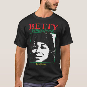 Betty minns Betty Shabazz t shirt Black