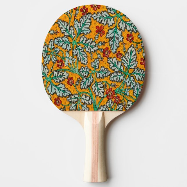 Betty's Gula blommor Pingisracket (Framsidan)