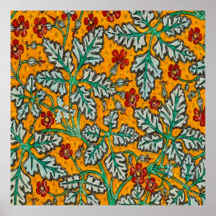 Betty's Gula blommor Poster