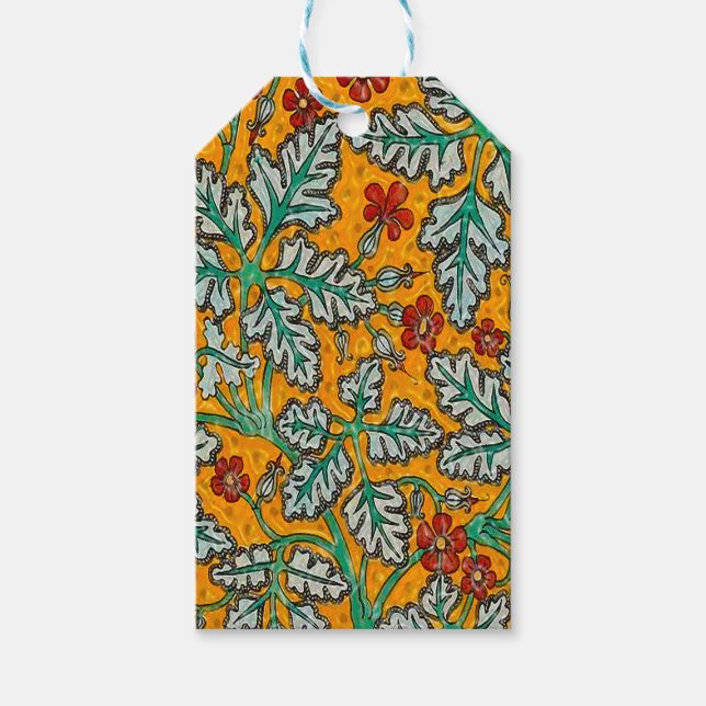 Betty's Gula blommor Presentetikett (Framsidan)