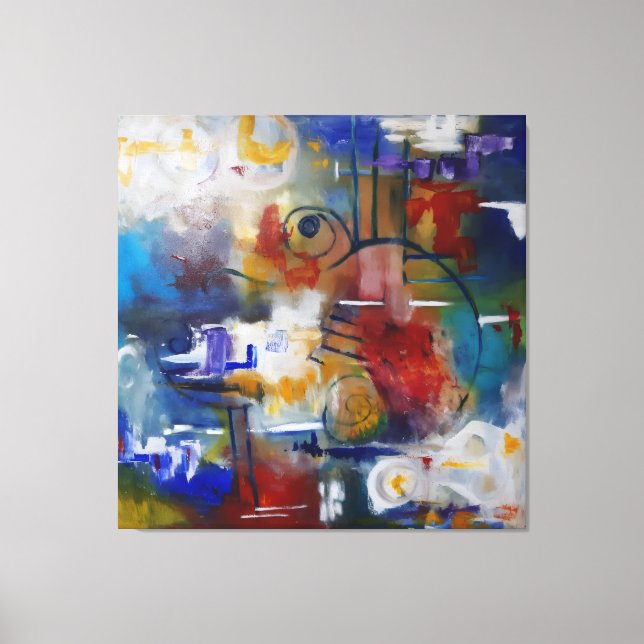 Between Silence and Storm  Canvastryck (Framsida)