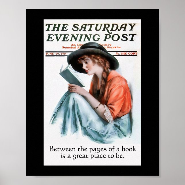 Between the pages of a book poster (Framsidan)