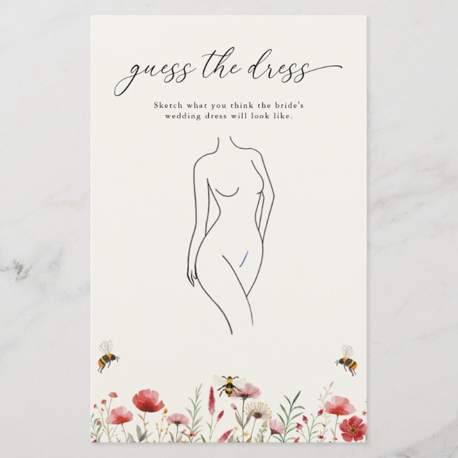 Betyda att gissa Möhippan Dress (Framsida)