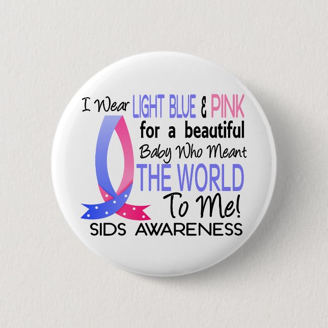 Betydde världen till mig SIDS Knapp (Framsida)
