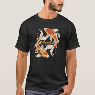Betydelse – Koi-fisk symbol för tillväxt, inspirat T Shirt