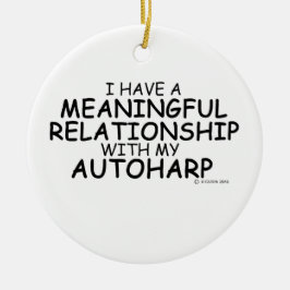 Betydelsefull relation Autoharp Julgransprydnad Keramik