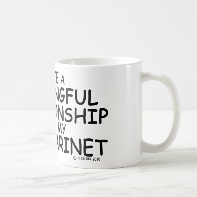 Betydelsefull relation Bass Clarinet Kaffemugg (Höger)