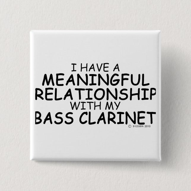 Betydelsefull relation Bass Clarinet Knapp (Framsida)