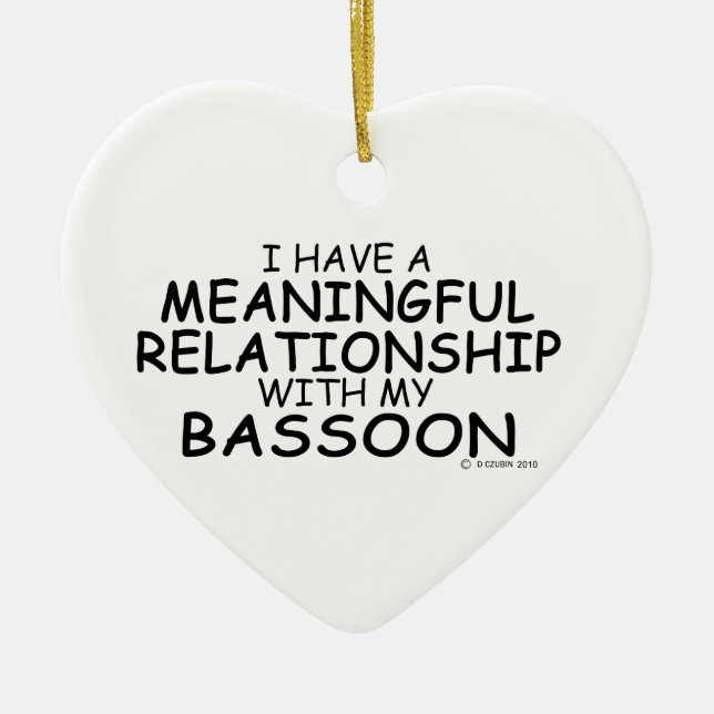 Betydelsefull relation BasSnart Julgransprydnad Keramik (Framsidan)