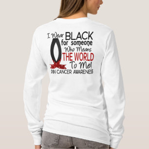 Betyder att världen till mig flår cancer t shirt