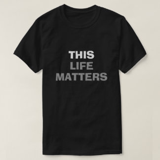 "BETYDER DETTA LIV" f "ALL t-skjorta för Tee
