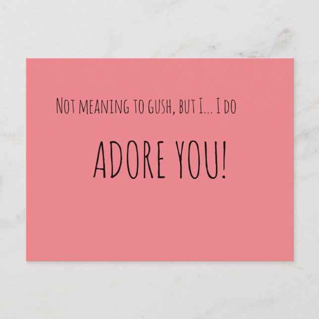 Betyder inte att spola vykort (Framsida)