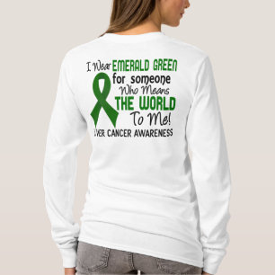 Betyder världen till mig cancer för 2 lever tee shirt