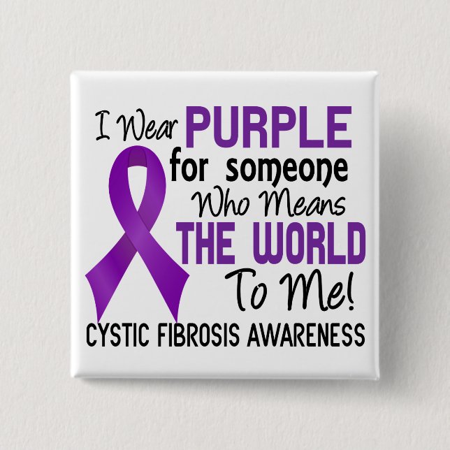 Betyder världen till mig Cystic Fibrosis 2 Knapp (Framsida)