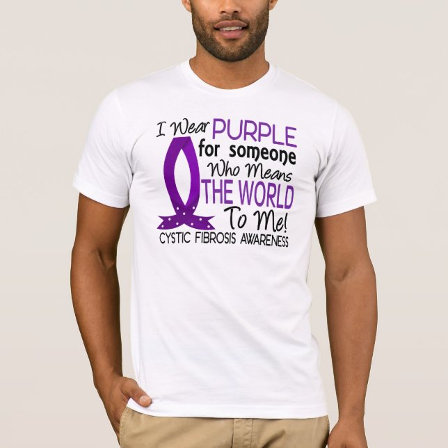 Betyder världen till mig Cystic Fibrosis Tee (Framsida)
