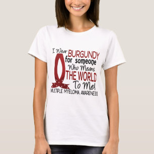 Betyder världen till mig den åtskilliga myelomae t-shirt