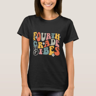 Betygs vibbar - 4:e klassens team retro 1:a skolda t shirt