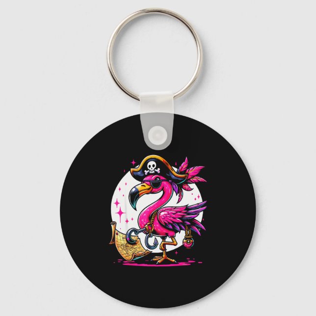 Betygsätt Nk Flamingo Halloweenfest - Jolly Roger  Nyckelring (Framsida)