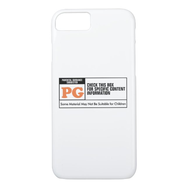 Betygsatt PG Case-Mate iPhone Skal (Baksida)