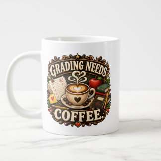 Betygsättning Behöver Kaffe Lärarmugg Jumbo Mugg