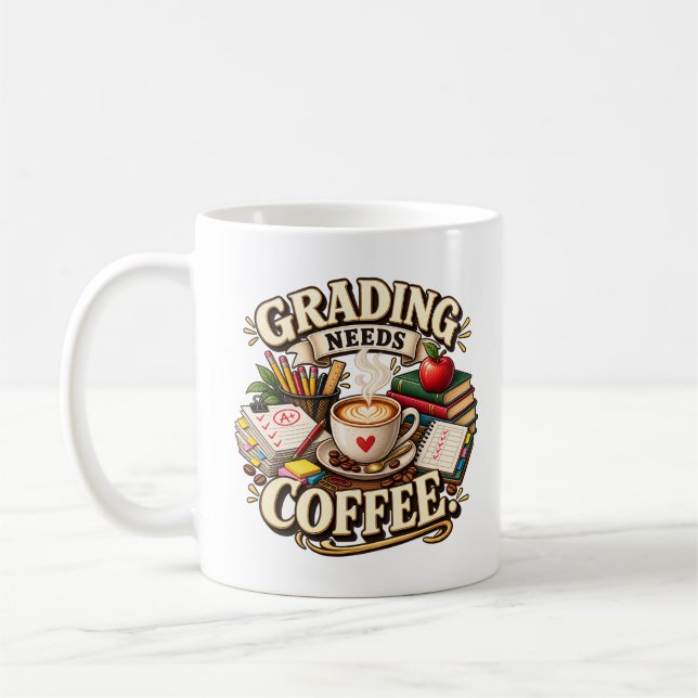 Betygsättning Behöver Kaffe Lärarmugg Kaffemugg (Vänster)