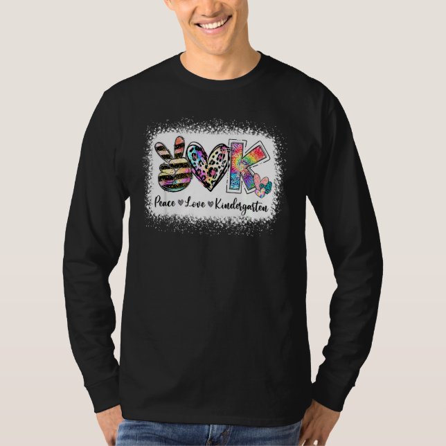 Betygslärare Fred kärlek Förskolelag Kinder  T Shirt (Framsida)