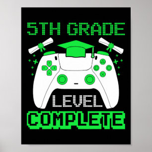 Betygsnivå Komplett Spelare 5:e klass examen Gi Poster