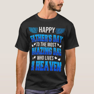 Beud min Pappa i Heaven Lycklig Fars dag proud Pap T Shirt
