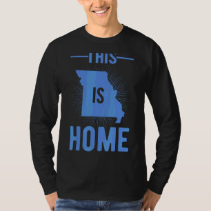 Beud USA Fläkt-stat: Karta Missouri är hem T Shirt