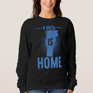Beud USA Fläkt-stat: Karta Vermont är hem T Shirt