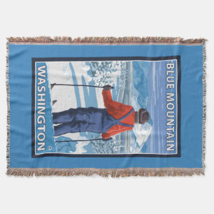 Beundra för Skier - blåttberg, Washington Mysfilt