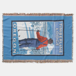 Beundra för Skier - Timberlineloge, Oregon Filt