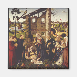 Beundran av Biagio d'Antonio medeltida konst Magnet