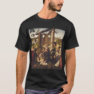Beundran av Biagio d'Antonio medeltida konst T Shirt
